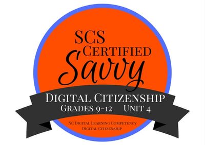 Digital Citizenship Grades 9-12 Unit 4 Badge
